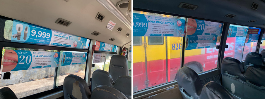 dán decal quảng cáo trên xe bus kon tum
